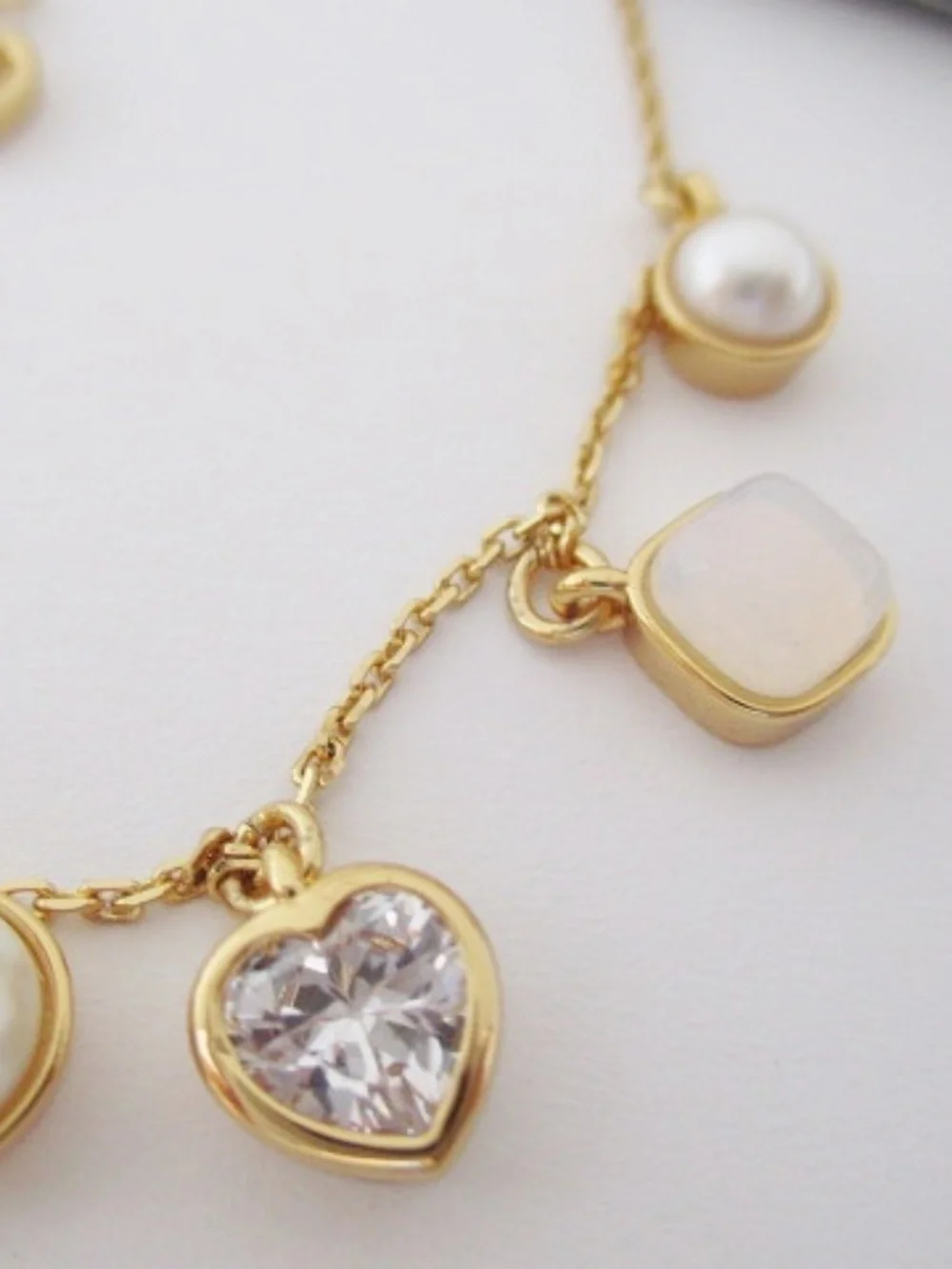KATE SPADE - Bubbly Bezel Charm Necklace